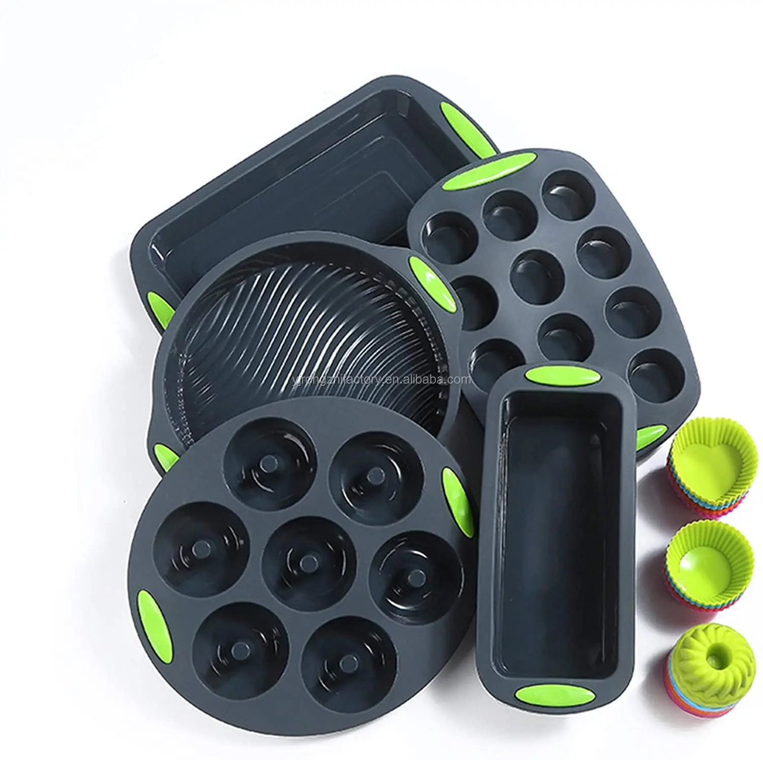 Wholesale Nonstick 41 Pieces Silicone Bakeware Set Silicone Muffin Pan with 36 Pack Silicone Cupcake Baking Cups, Customized
Wholesale Nonstick 41 Pieces Silicone Bakeware Set Silicone Muffin Pan with 36 Pack Silicone Cupcake Baking Cups, Customized