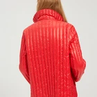Polyester Coat for the Winter 2020 New Fashion Shining Face Down Jacket for Women Ultralight Winter Coat
