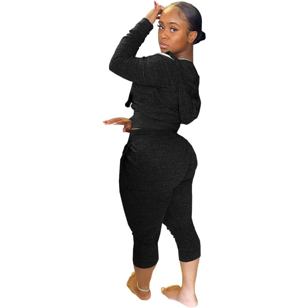 2021 Hot Sale Costume Fashion Solid Color Plus Size Knitted Hoodie Long Pants Tracksuit Outfits Women Two Piece Set, Picture
2021 Hot Sale Costume Fashion Solid Color Plus Size Knitted Hoodie Long Pants Tracksuit Outfits Women Two Piece Set, Picture
