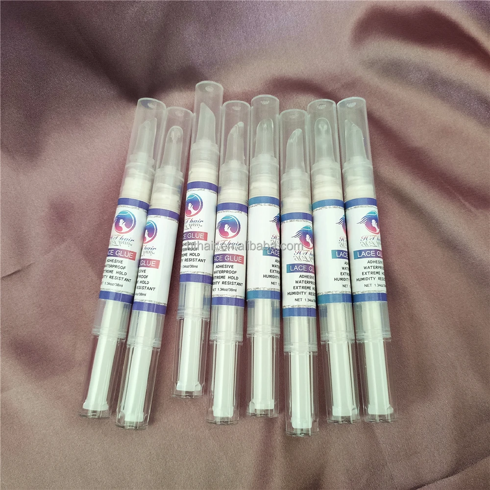 new design strong hold lace wig glue pen waterproof lace wig adhesive glue private label pink lace glue pen, White and clear for choose
new design strong hold lace wig glue pen waterproof lace wig adhesive glue private label pink lace glue pen, White and clear for choose