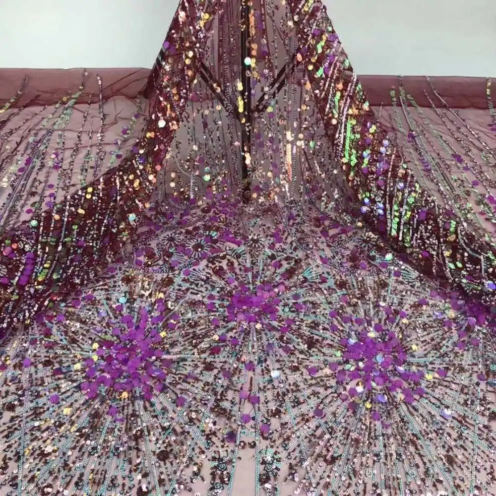 2021 crystal sequin bridal luxury 3d embroidery net lace tulle wedding lace fabric, As image
2021 crystal sequin bridal luxury 3d embroidery net lace tulle wedding lace fabric, As image