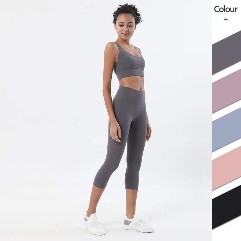 WX22 QK927 wholesale fitness clothing womens activewear lulu nylon spandex yoga sets fitness, Customized colors
WX22 QK927 wholesale fitness clothing womens activewear lulu nylon spandex yoga sets fitness, Customized colors