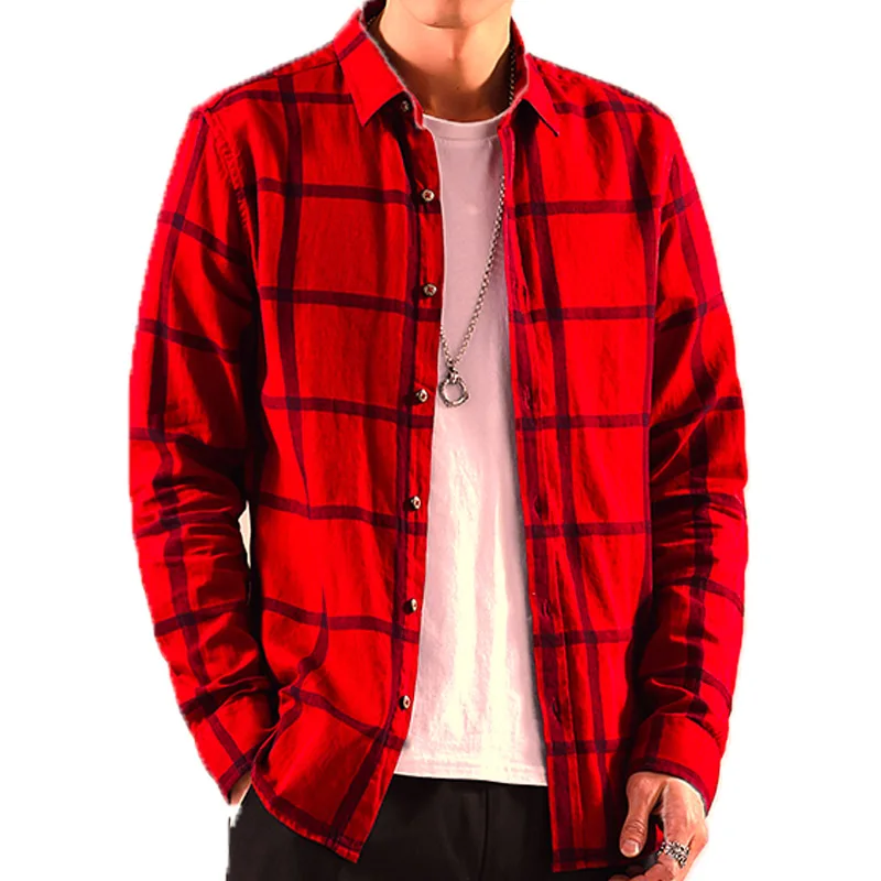 Japanese style wide stripe men's shirt personality men's long sleeve shirt street wear pure cotton flannel shirt men
Japanese style wide stripe men's shirt personality men's long sleeve shirt street wear pure cotton flannel shirt men