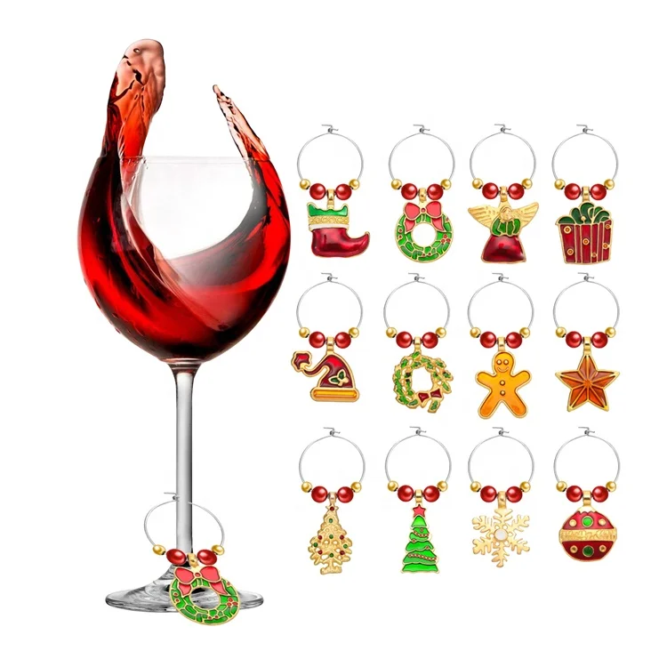 New Product Ideas 2020 Wine Accessories Christmas Wine Charms to Identify Your Wine Glasses, Golden
New Product Ideas 2020 Wine Accessories Christmas Wine Charms to Identify Your Wine Glasses, Golden