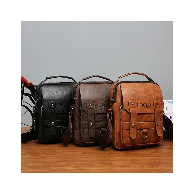 Wholesale Luxury PU Shoulder Bag Crossbody Bag Handbag Stylish High Quality Business for Men Sling black Bag
Wholesale Luxury PU Shoulder Bag Crossbody Bag Handbag Stylish High Quality Business for Men Sling black Bag
