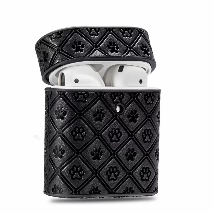 Leather Protective Airpod Case Cover Leather Case For Airpods 1/2