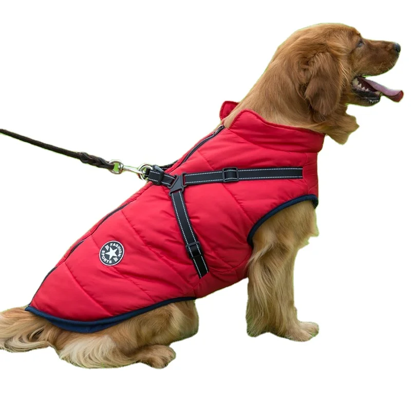 Pet Dog Winter Cotton Coat Jacket Windproof Big Dog Warm Thickening Reflective Waterproof Clothes, Picture
Pet Dog Winter Cotton Coat Jacket Windproof Big Dog Warm Thickening Reflective Waterproof Clothes, Picture