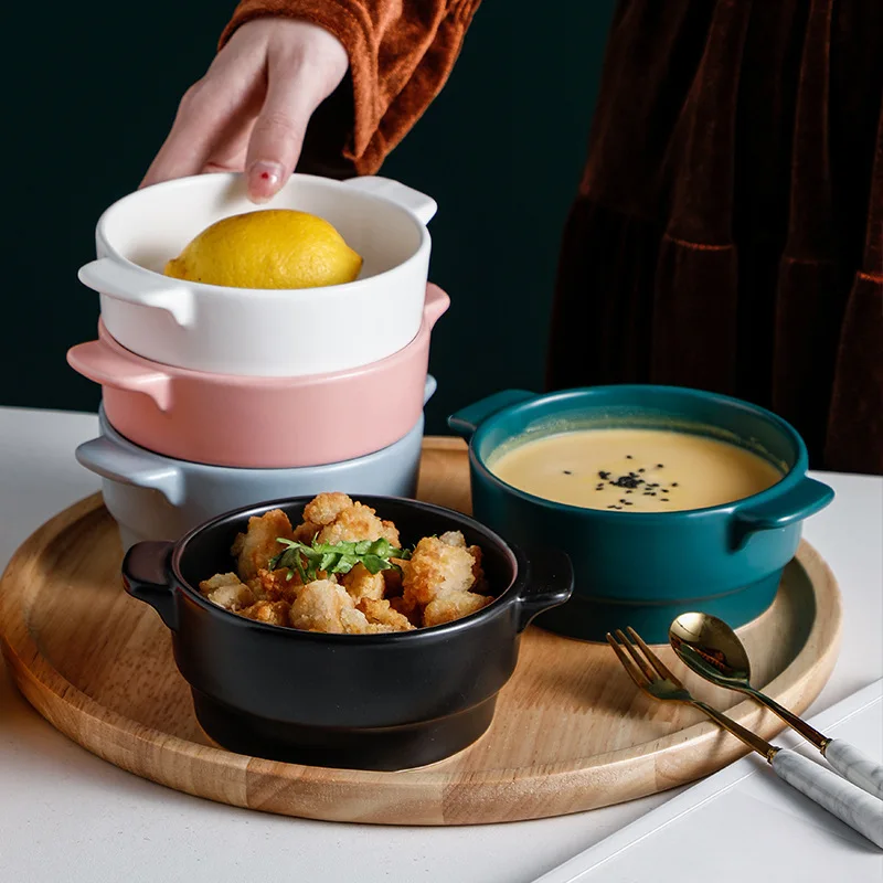 Hot Sale Tableware Set Fruit Salad Dessert Ramen Binaural Round Porcelain Bowl Set Ceramic Soup Bowl, Black/white/pink/green/yellow/red/light blue
Hot Sale Tableware Set Fruit Salad Dessert Ramen Binaural Round Porcelain Bowl Set Ceramic Soup Bowl, Black/white/pink/green/yellow/red/light blue
