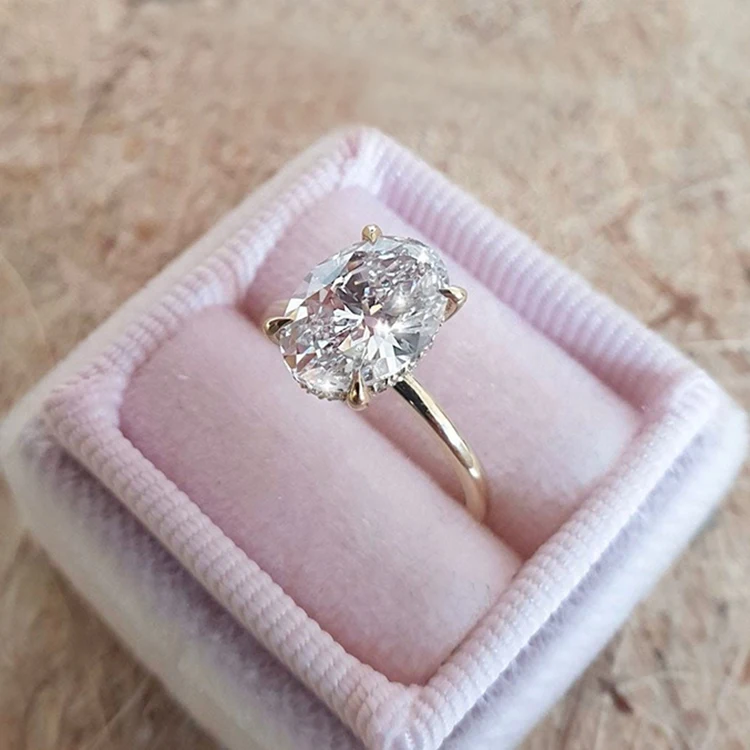 10K rose gold jewelry 8x11mm oval cut d color vvs moissanite women engagement gold wedding rings
10K rose gold jewelry 8x11mm oval cut d color vvs moissanite women engagement gold wedding rings