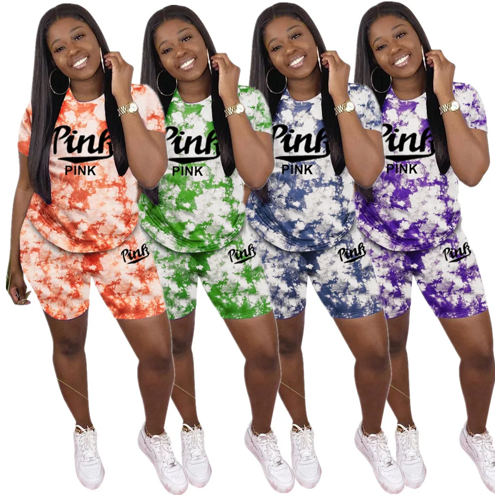 LBXZ6228 2022 new arrivals summer tie dye set pink 2 piece short set two piece set women clothing, Picture color
LBXZ6228 2022 new arrivals summer tie dye set pink 2 piece short set two piece set women clothing, Picture color