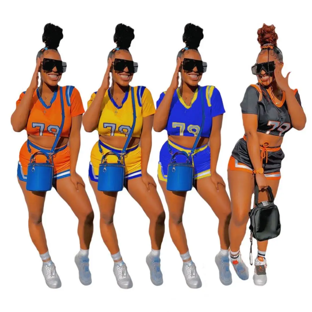 Custom LOGO Jersey basketball short sleeves outfits Two Piece Shorts Set club america jersey set for women
Custom LOGO Jersey basketball short sleeves outfits Two Piece Shorts Set club america jersey set for women