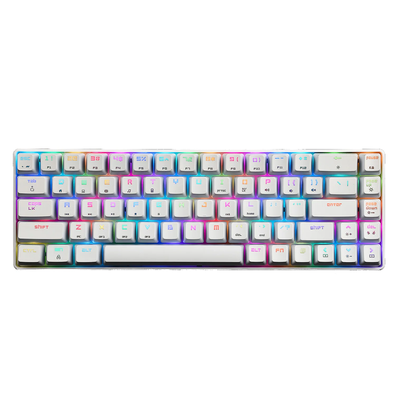 Amazon hotsale 68keys wired type c 60% ergonomics slim rgb gaming mechanical keyboard OEM ODM acceptable, Black white
Amazon hotsale 68keys wired type c 60% ergonomics slim rgb gaming mechanical keyboard OEM ODM acceptable, Black white