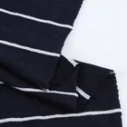 Manufacturer custom stripe single jersey knitted cotton fabric