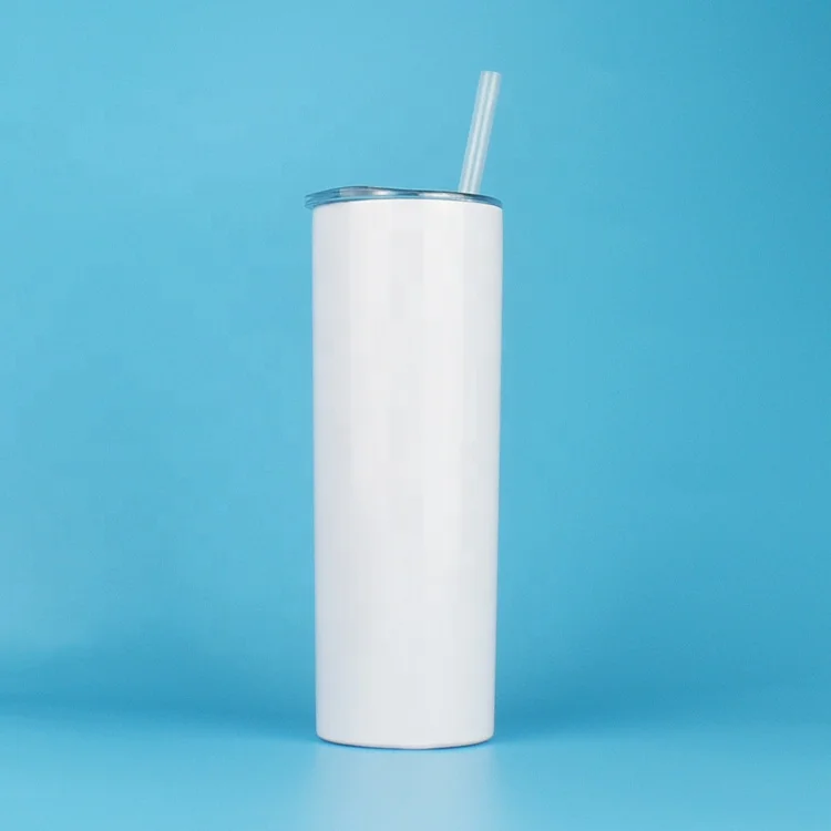 Popular Straight 20oz Blank Stainless Steel Sublimation Skinny Straight Tumblers, White
Popular Straight 20oz Blank Stainless Steel Sublimation Skinny Straight Tumblers, White