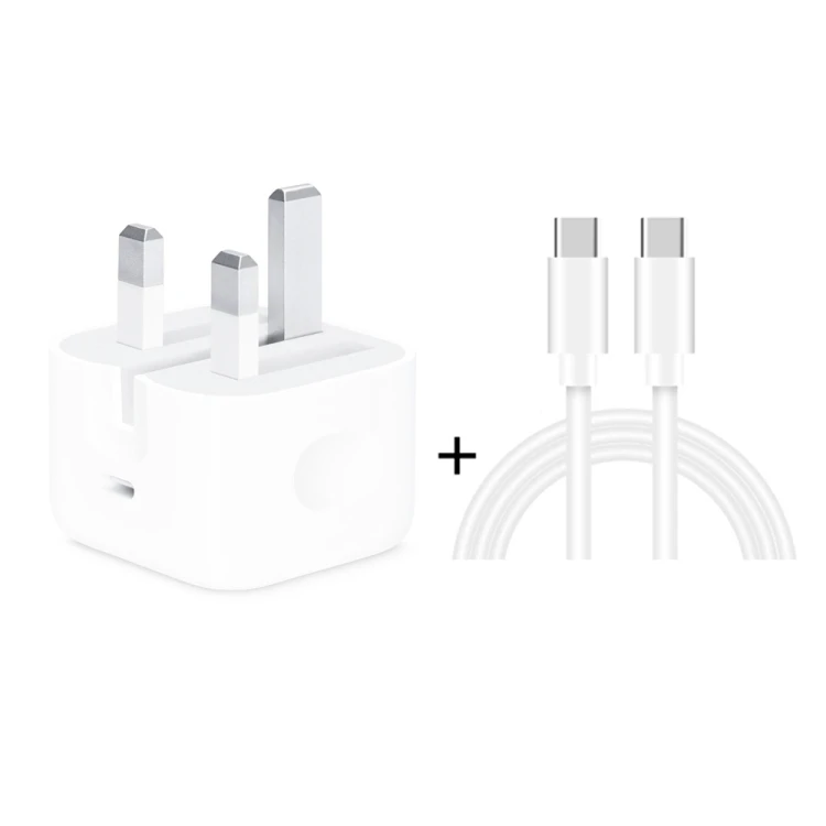 18W PD 3.0 Type-C USB-C Folding Travel UK Plug Charger with 1M Fast Charging Data Cable Set
18W PD 3.0 Type-C USB-C Folding Travel UK Plug Charger with 1M Fast Charging Data Cable Set