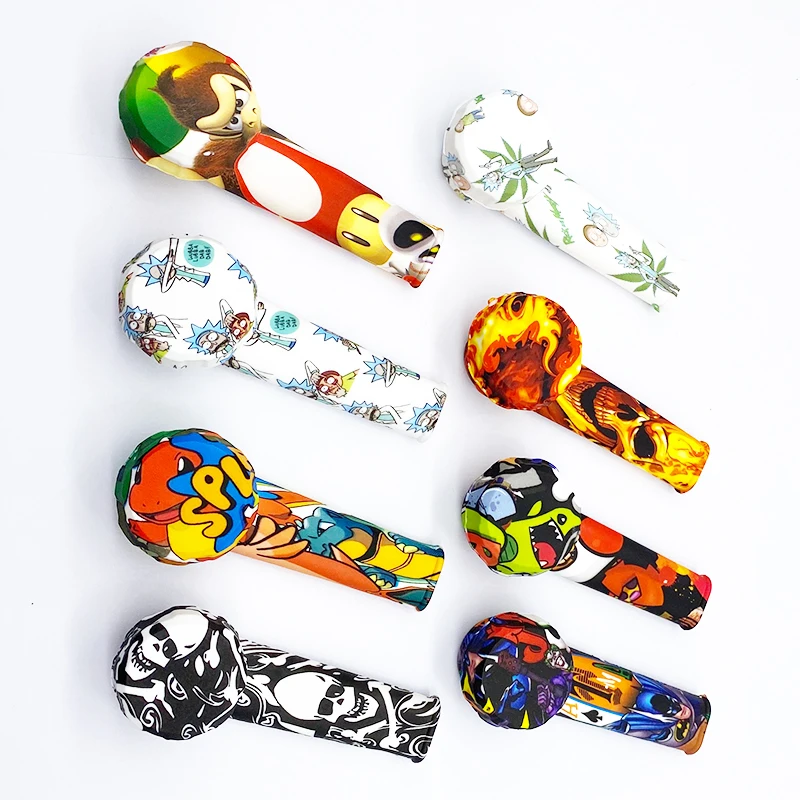SHINY Newest products china factory silicone cigar pipe creative smoking pipe weed, Mix colors
SHINY Newest products china factory silicone cigar pipe creative smoking pipe weed, Mix colors