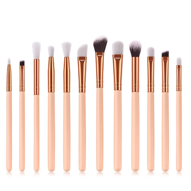 12 pieces Cheap eye brushes set fashion hot sell black pink eye makeup brushes set 100set with own logo
12 pieces Cheap eye brushes set fashion hot sell black pink eye makeup brushes set 100set with own logo