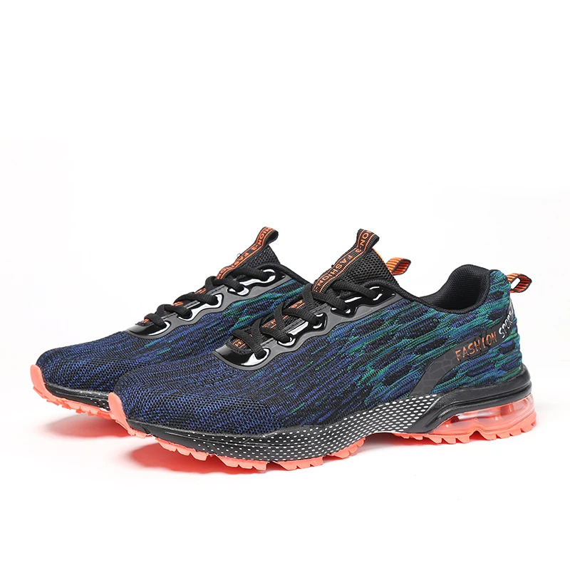 Factory Wholesale Knitted Upper Sport Shoes Men Breathable Sneakers Cushioning Air Sole Running Shoes
Factory Wholesale Knitted Upper Sport Shoes Men Breathable Sneakers Cushioning Air Sole Running Shoes