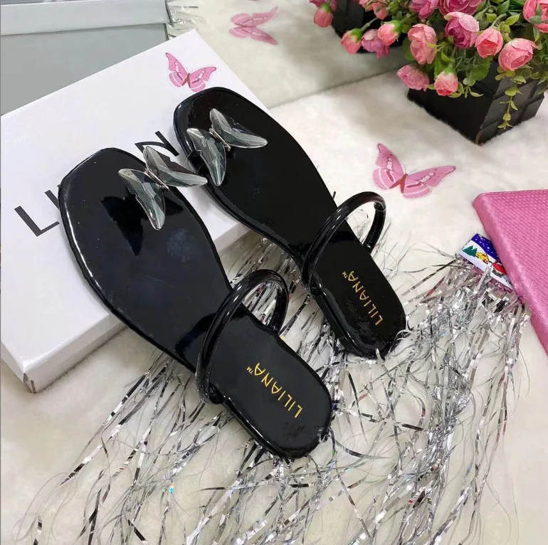 2022 New Fashion Ladies Butterfly Outer Wear Flip Flops Casual Women Flip-flops Slippers, As pictures
2022 New Fashion Ladies Butterfly Outer Wear Flip Flops Casual Women Flip-flops Slippers, As pictures