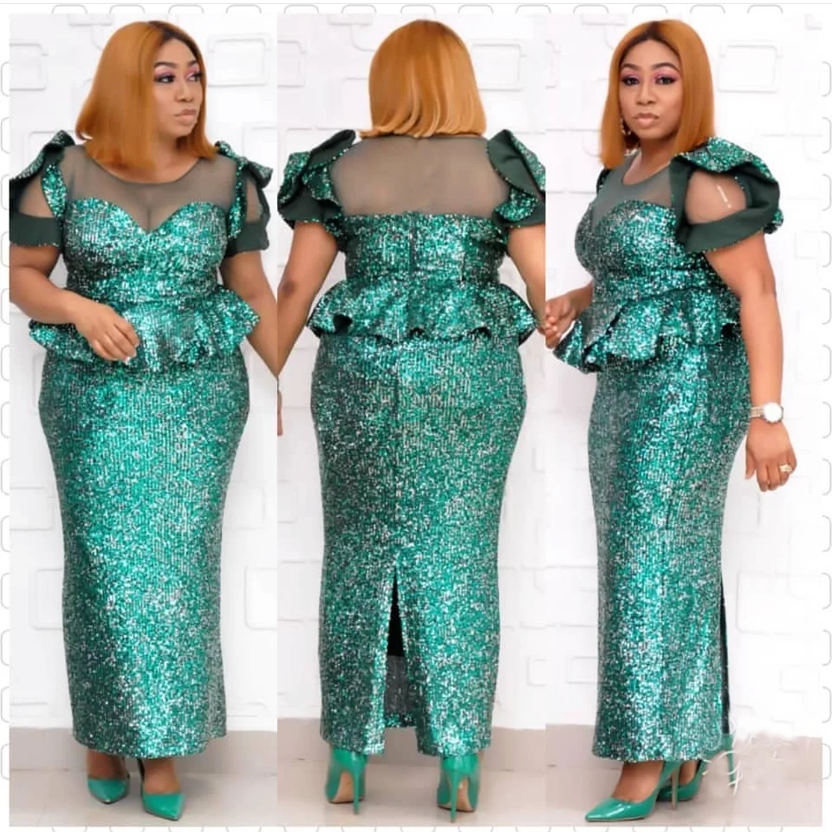american African fashion women's short hand stretch sequins slim long evening party dress
american African fashion women's short hand stretch sequins slim long evening party dress