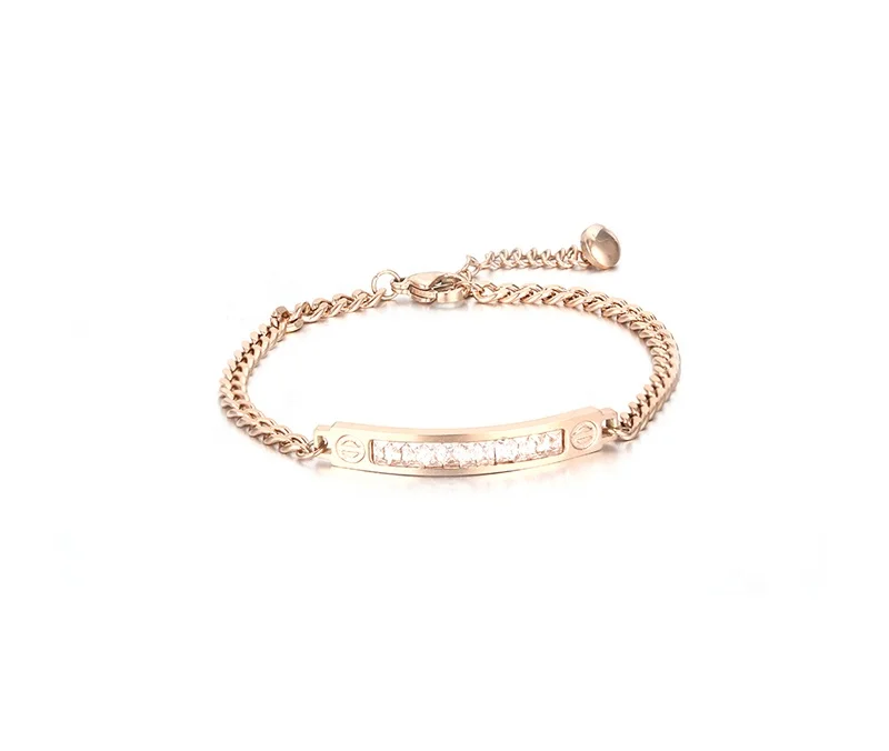 Hot sale in China bracelet women stainless steel bracelet chain charm bracelet for women
Hot sale in China bracelet women stainless steel bracelet chain charm bracelet for women
