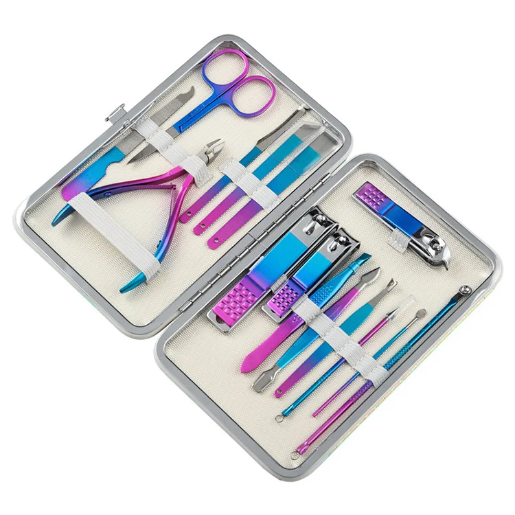 Professional Stainless Steel Nail Kit with Tweezers Scissors Manicure Set Grooming Kit with Nail Trimmer, Optional
Professional Stainless Steel Nail Kit with Tweezers Scissors Manicure Set Grooming Kit with Nail Trimmer, Optional