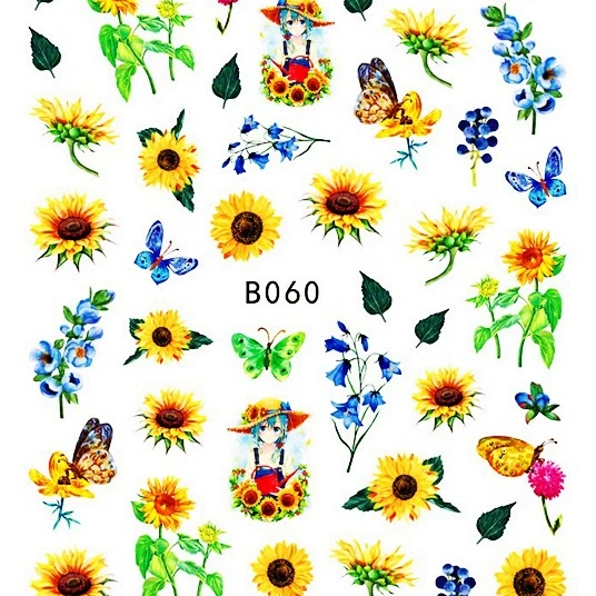Bright Yellow Sun Flowers 3D Nail Decals Adhesive Sticker Summer Fall Season Cute Manicure Accessories, 12 options
Bright Yellow Sun Flowers 3D Nail Decals Adhesive Sticker Summer Fall Season Cute Manicure Accessories, 12 options