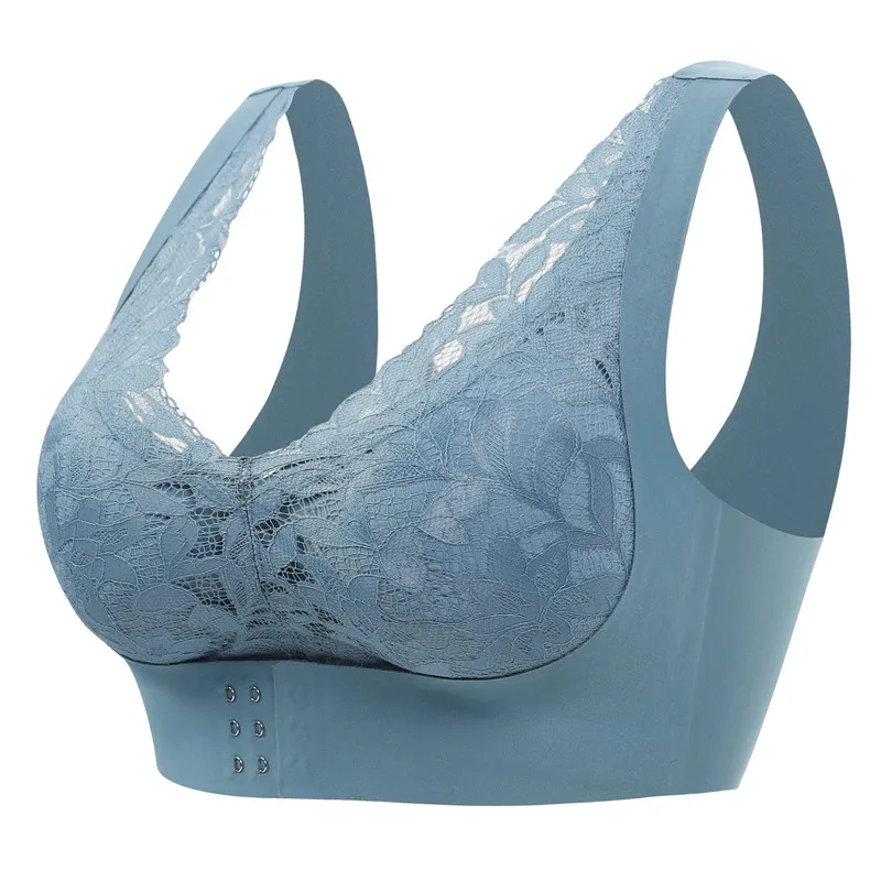 Wholesale Adjustable Women Sports Bra Pull Up Wireless Seamless Front Closure Lace Bra
Wholesale Adjustable Women Sports Bra Pull Up Wireless Seamless Front Closure Lace Bra