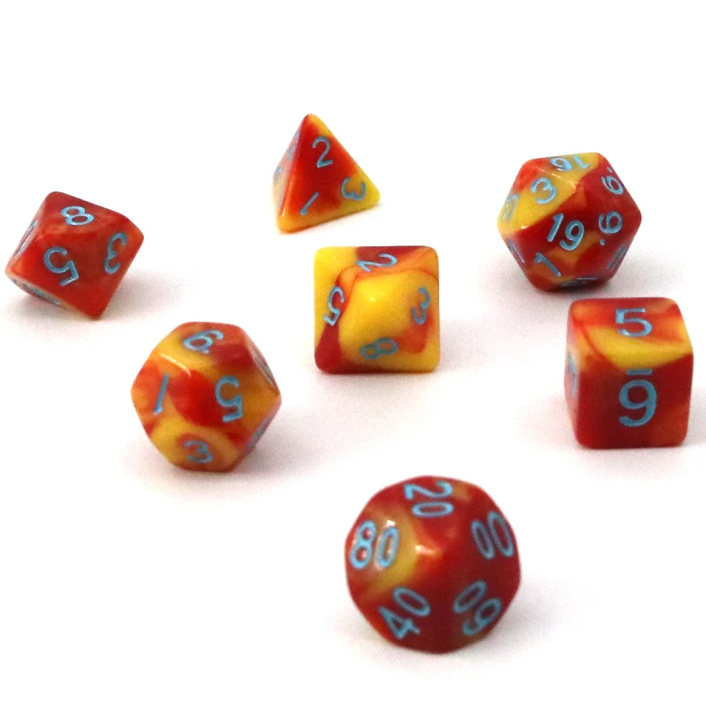 Factory Custom Made Acrylic Personalized Bicolourable Plastic Polyhedral Dice, Double color
Factory Custom Made Acrylic Personalized Bicolourable Plastic Polyhedral Dice, Double color