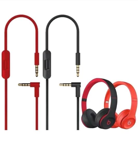 Free Shipping Replacement Cable with Mic Audio Cable for Solo/Solo 2 3/ Studio 2 3 Headphones, Black red
Free Shipping Replacement Cable with Mic Audio Cable for Solo/Solo 2 3/ Studio 2 3 Headphones, Black red