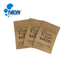 Brown Kraft Paper Aluminum Foil Food Packaging Bag 3 Side Seal Pouch