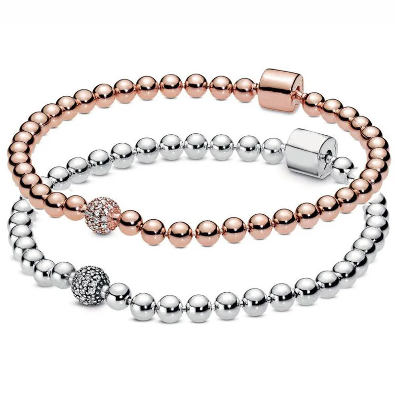 Wholesale with logo Rose Gold Bracelet Charm high quality S925 silver jewelry pandora
Wholesale with logo Rose Gold Bracelet Charm high quality S925 silver jewelry pandora