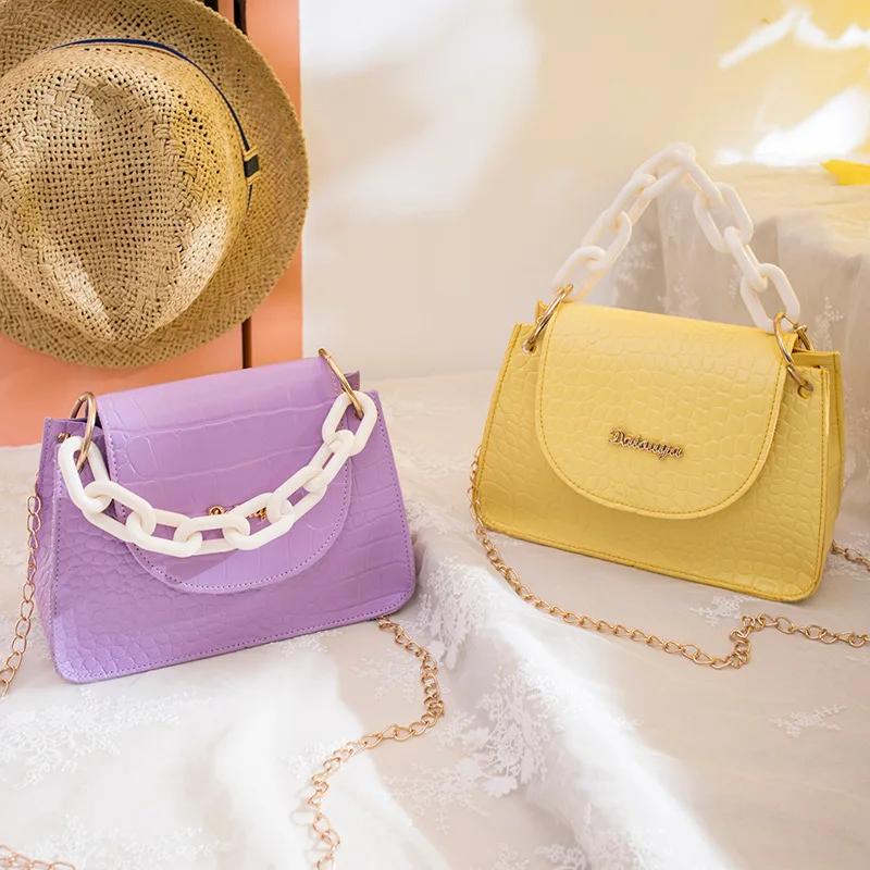 2020 Korean fashion women's diagonal chain handbags new all-match crocodile pattern bread shoulder bag, Picture
2020 Korean fashion women's diagonal chain handbags new all-match crocodile pattern bread shoulder bag, Picture
