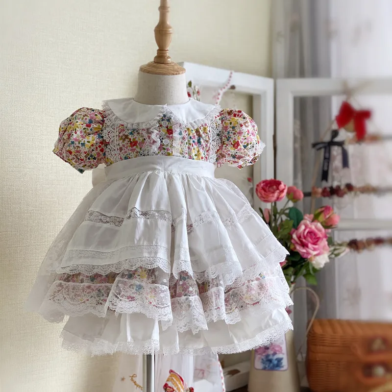 12168 summer flower floral vintage little baby girls' spanish dresses for girl dress floral ruffles wholesale boutiques
12168 summer flower floral vintage little baby girls' spanish dresses for girl dress floral ruffles wholesale boutiques