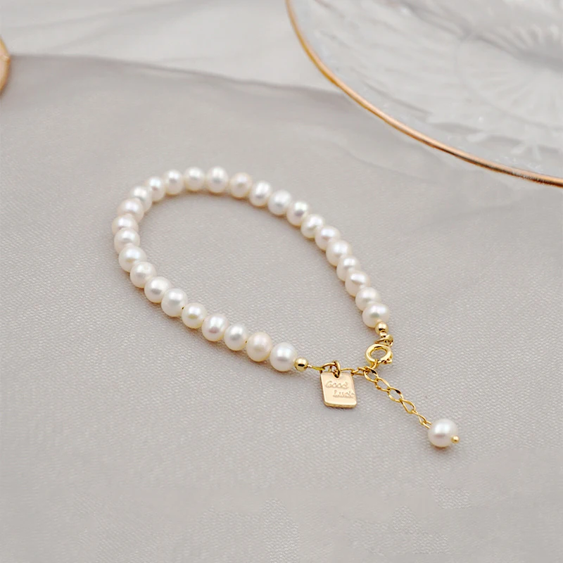 Handmade 18k Gold Plated Good Luck Rectangle Pendant Freshwater Pearl Bracelet Women Minimalist Jewelry
Handmade 18k Gold Plated Good Luck Rectangle Pendant Freshwater Pearl Bracelet Women Minimalist Jewelry