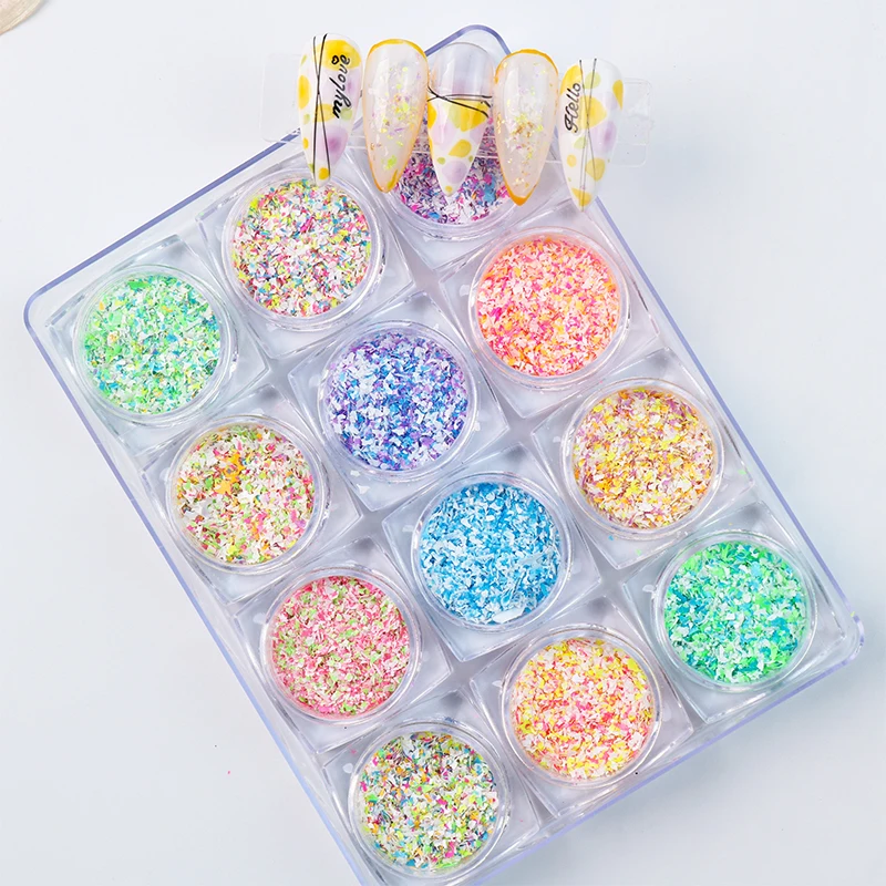 Trendy 2021 Nail Accessories Brand New Stickers Glitter 3D Flakes Kit Decoration Nail Art Sticker, Mix color
Trendy 2021 Nail Accessories Brand New Stickers Glitter 3D Flakes Kit Decoration Nail Art Sticker, Mix color