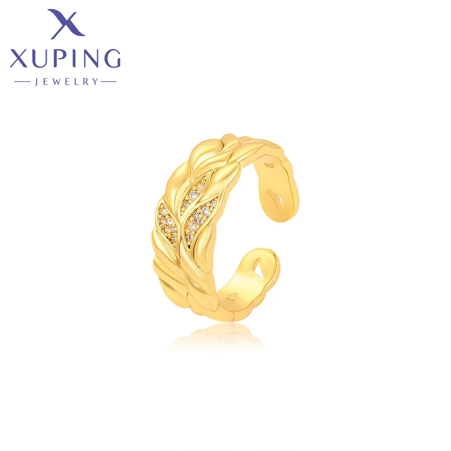 X000705529xuping Jewelry Stylish simple elegant carved leaf shape Pave setting diamond ring Environmental Copper
X000705529xuping Jewelry Stylish simple elegant carved leaf shape Pave setting diamond ring Environmental Copper