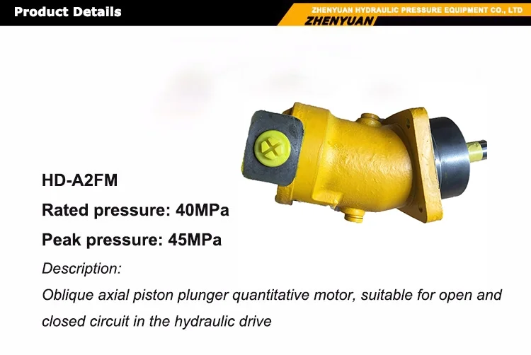 Rexroth A2FM63 series Axial piston quantitative motor High Speed Low Torque Piston Type Oil Motor A2FM63/61W-VAB010