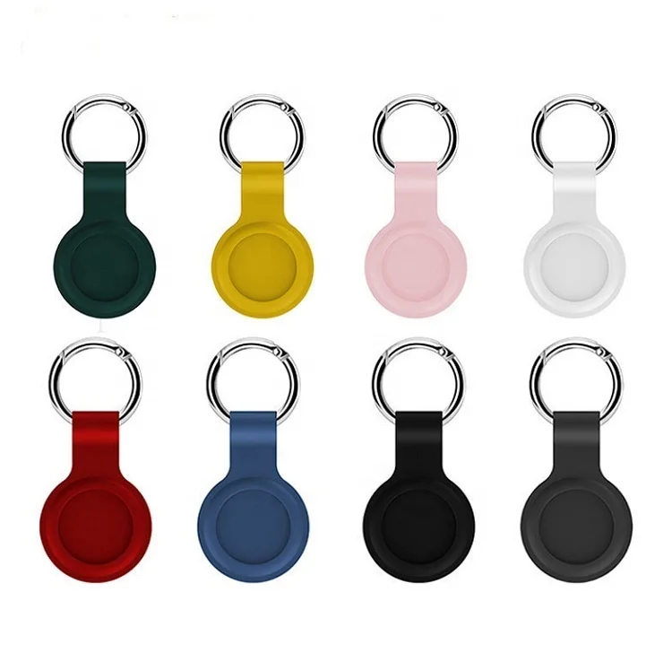Silicone Air Tag Case Cover Keychain Key Ring Clip Holder For Apple Airtags Case, 8 colors
Silicone Air Tag Case Cover Keychain Key Ring Clip Holder For Apple Airtags Case, 8 colors
