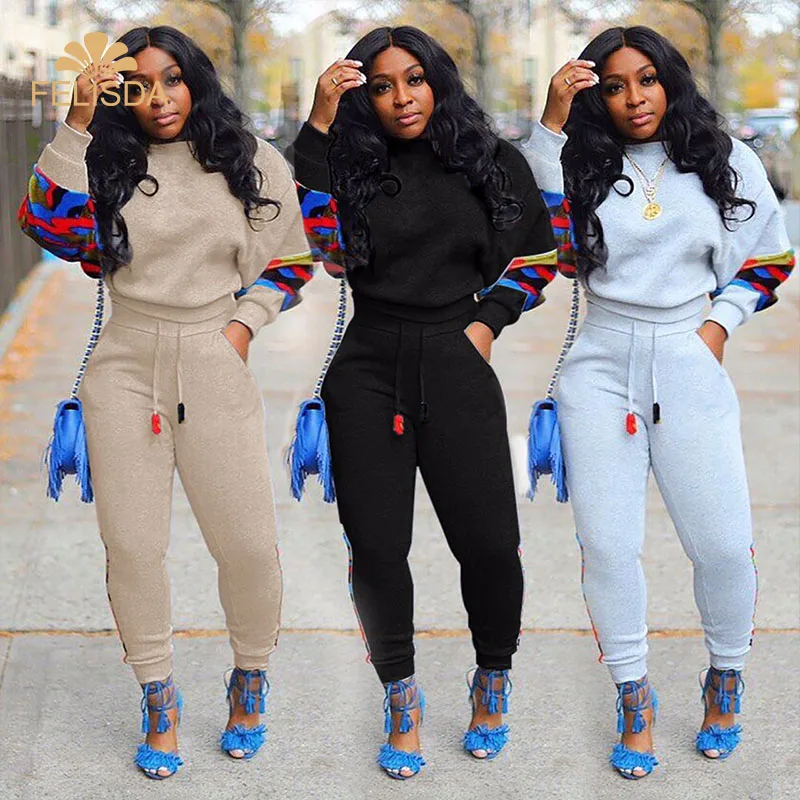 Sportswear Winter 2 Piece Sets For Women 3XL Plus Size Sweaters Tracksuit Casual Long Sleeve Tops + Pants Outfits Two Piece Sets
Sportswear Winter 2 Piece Sets For Women 3XL Plus Size Sweaters Tracksuit Casual Long Sleeve Tops + Pants Outfits Two Piece Sets