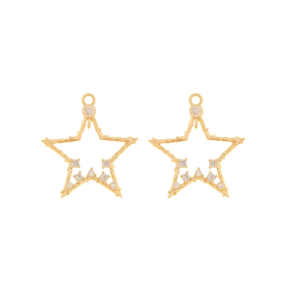 Jewelry Accessories Cordial Design 20Pcs 21*23MM Jewelry Accessories Hand Made DIY Making Star Shape Genuine Gold Plating
Jewelry Accessories Cordial Design 20Pcs 21*23MM Jewelry Accessories Hand Made DIY Making Star Shape Genuine Gold Plating