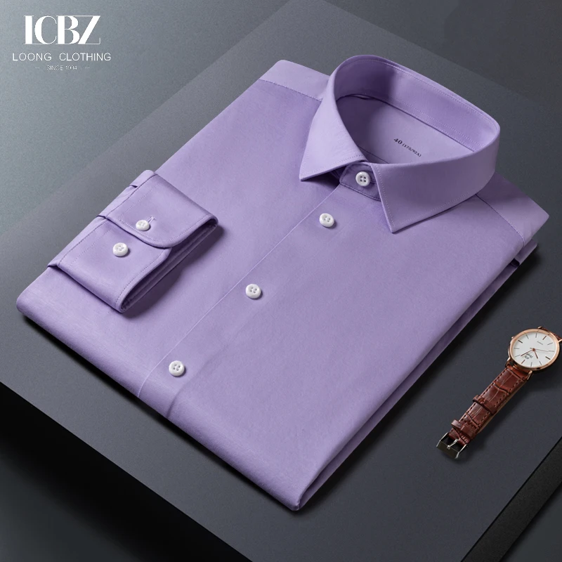 LCBZ Garment Autumn 100% Cotton Solid men Formal Shirts Elastic Anti Wrinkle No Iron Work Shirts Men Long Sleeve
LCBZ Garment Autumn 100% Cotton Solid men Formal Shirts Elastic Anti Wrinkle No Iron Work Shirts Men Long Sleeve