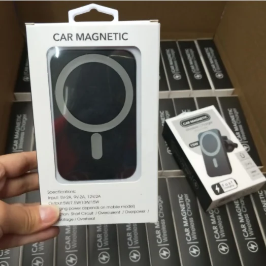 15W Fast Car Holder Wireless Charging Magnetic Phone Holder Car Wireless Qi Charger For iPhone 12 Wireless Charger
15W Fast Car Holder Wireless Charging Magnetic Phone Holder Car Wireless Qi Charger For iPhone 12 Wireless Charger