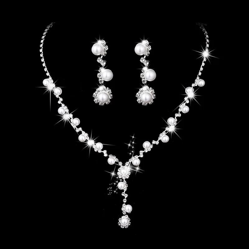 Fashionable New Arrival Glitter Bride Wedding Jewelry Zircon Stone Pearl Flower Shaped Luxury Jewelry Sets For Girls Ladies, Picture
Fashionable New Arrival Glitter Bride Wedding Jewelry Zircon Stone Pearl Flower Shaped Luxury Jewelry Sets For Girls Ladies, Picture