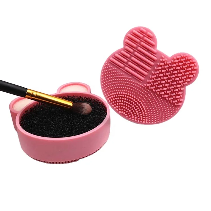 Bear Cat Silicone Washing Pad Cleaning Mat Cosmetic Tool Scrubber Box Makeup Brush Cleaner
Bear Cat Silicone Washing Pad Cleaning Mat Cosmetic Tool Scrubber Box Makeup Brush Cleaner