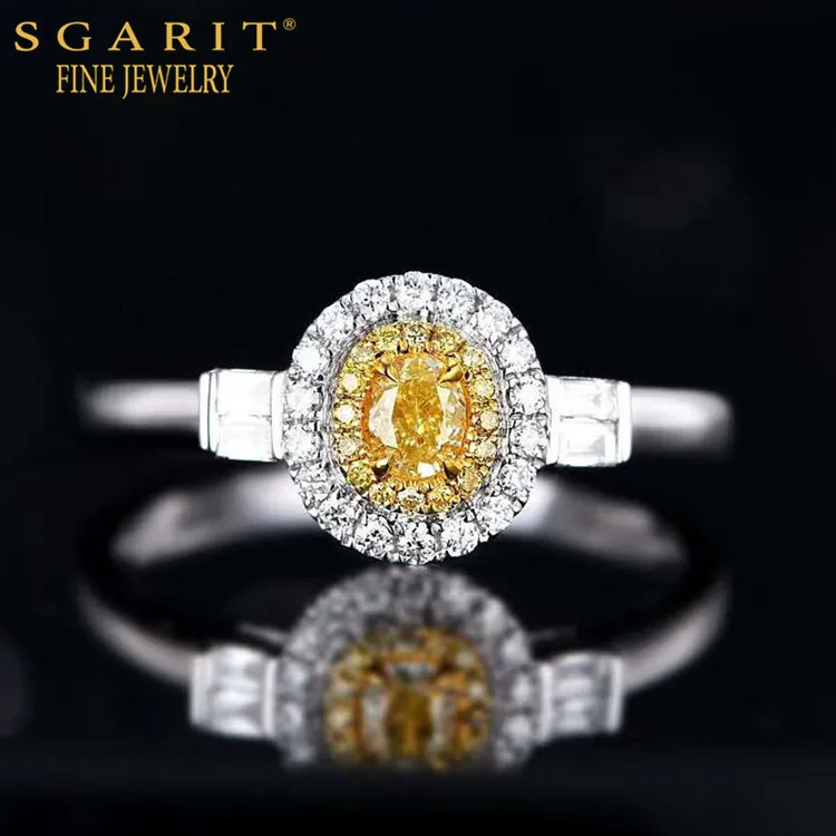 SGARIT platinum jewelry custom jewelry 18k gold 0.24ct natural yellow diamond ring engagement wedding women
SGARIT platinum jewelry custom jewelry 18k gold 0.24ct natural yellow diamond ring engagement wedding women