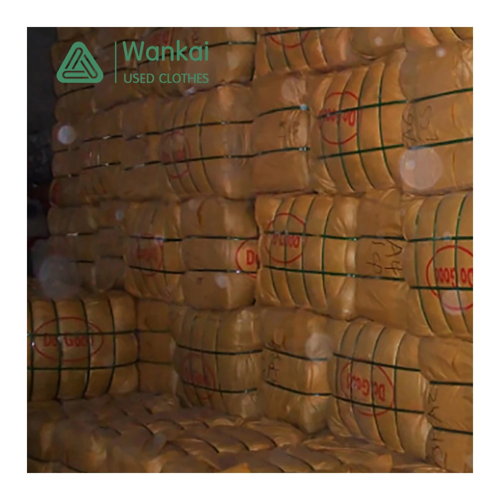 Wankai Apparel Manufacture Second Hand Clothing Mixed Bales, Fashion Ukay 45Kg Use Clothes, Mixed color
Wankai Apparel Manufacture Second Hand Clothing Mixed Bales, Fashion Ukay 45Kg Use Clothes, Mixed color