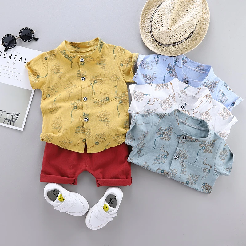Stylish shirt suits worn by toddler boys for the summer of 2020 summer clothes collection kids clothing baby clothes
Stylish shirt suits worn by toddler boys for the summer of 2020 summer clothes collection kids clothing baby clothes
