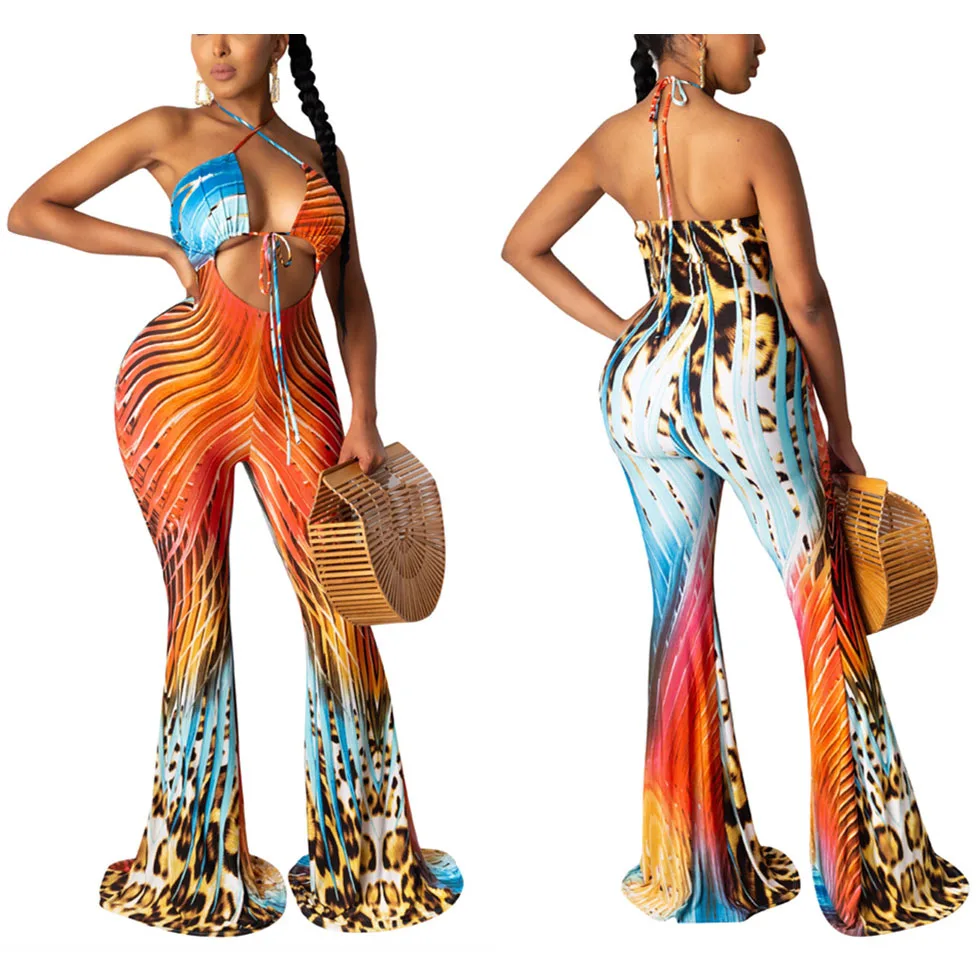 FS2541D Sexy backless hollow out sleeveless jumpsuit women romper one piece Fashion prints jumpsuits
FS2541D Sexy backless hollow out sleeveless jumpsuit women romper one piece Fashion prints jumpsuits