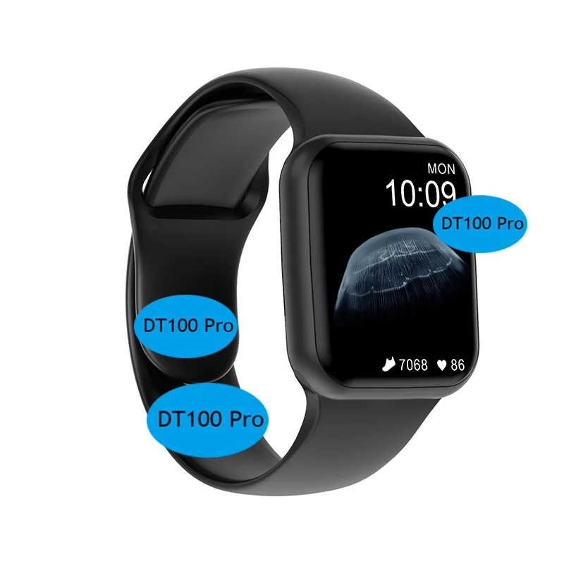 Smart Watch DT100pro BT Call Custom Interface IP68 Waterproof Encryption Protection Smart Split Screen Smartwatch DT100 PRO, Black, gold, blue, silver
Smart Watch DT100pro BT Call Custom Interface IP68 Waterproof Encryption Protection Smart Split Screen Smartwatch DT100 PRO, Black, gold, blue, silver